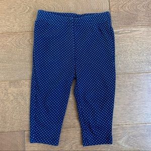 3/$10 CARTERS Baby girl leggings 0-3m